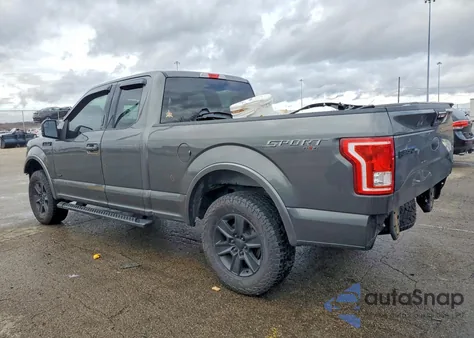 2016 Ford F150 Super Cab из США, поврежденный, VIN 1FTEX1EP8GFC81677